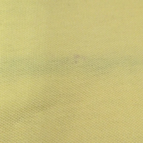 GUC Lacoste men's yellow polo with contrasting gray collar, size 7 (XXL) - Picture 8 of 8